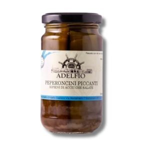 Peperoncini ripieni con acciughe Adelfio
